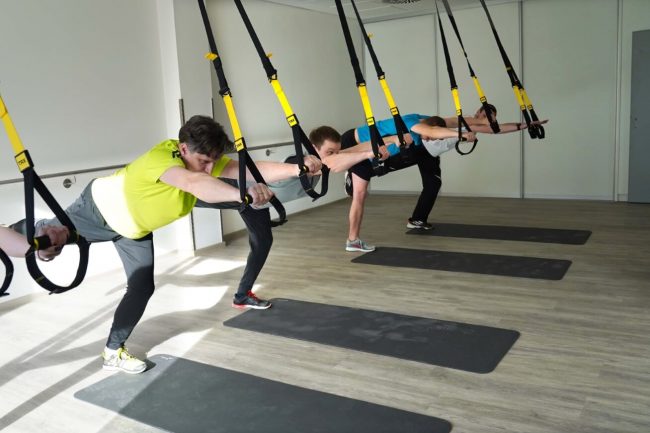 TRX-Training in der Gruppe
