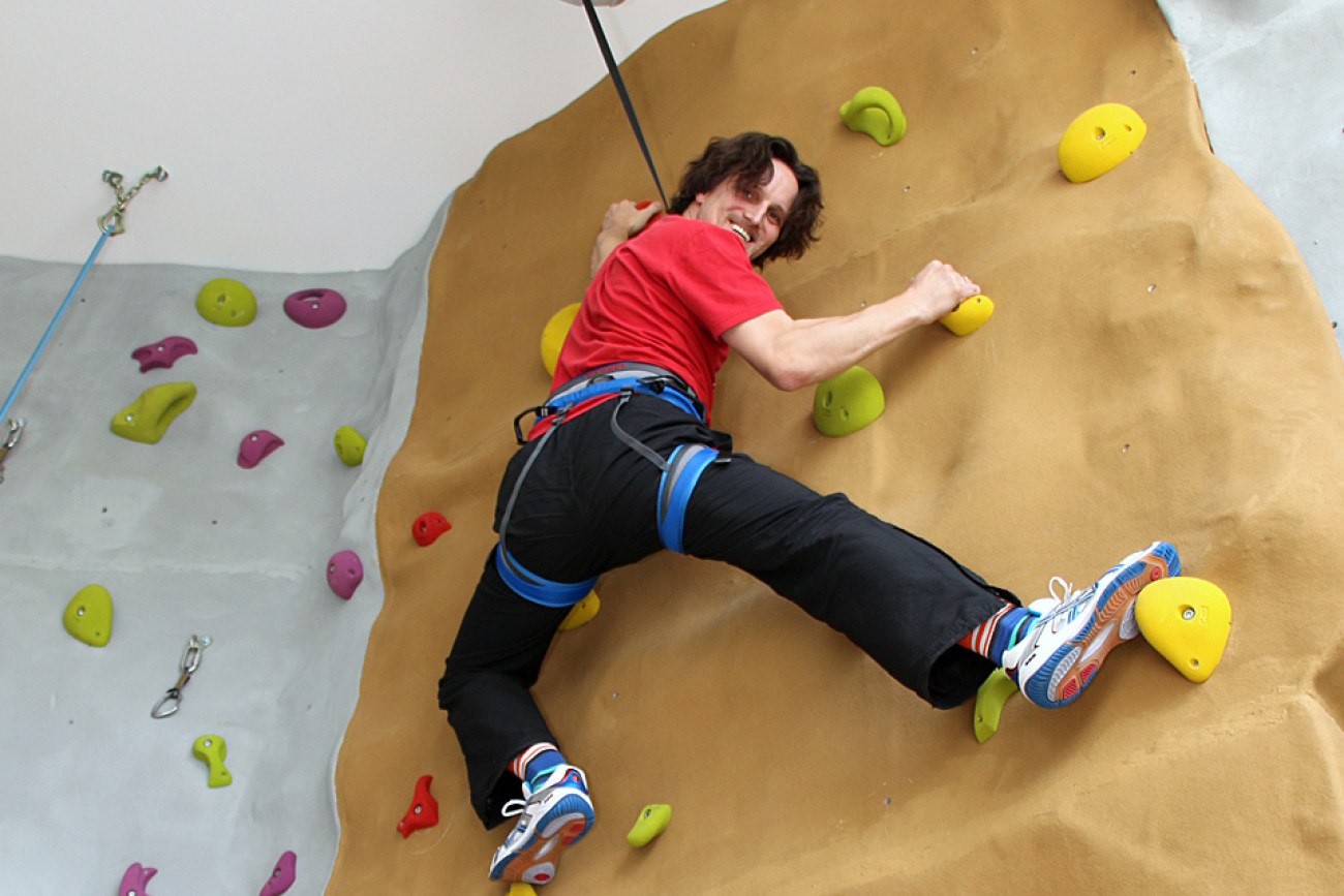 KIBS Projekt an der Kletterwand